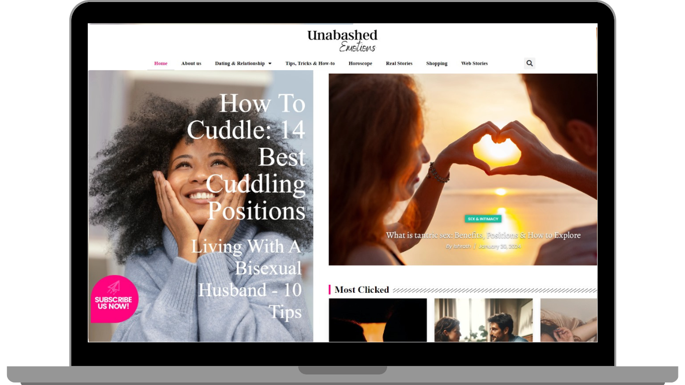 Website Design Portfolio unbashed-emotions-blogs-